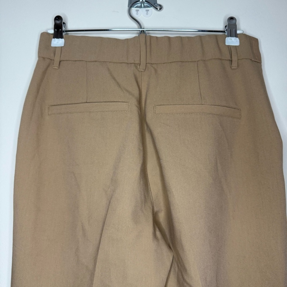 ABERCROMBIE + FITCH Tailored Split Hem Career Professional Flare Camel Trousers - Picture 9 of 11